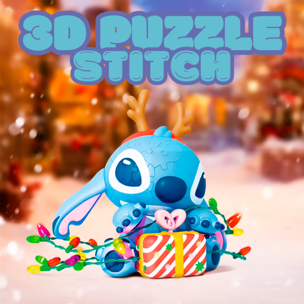 Stitch Elf Puzzle 3D Lamp - 69 pieces